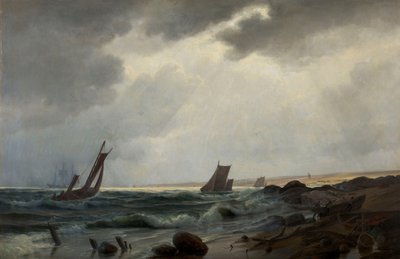 Scena Costiera a Nord di Aarsdale da Holger Drachmann
